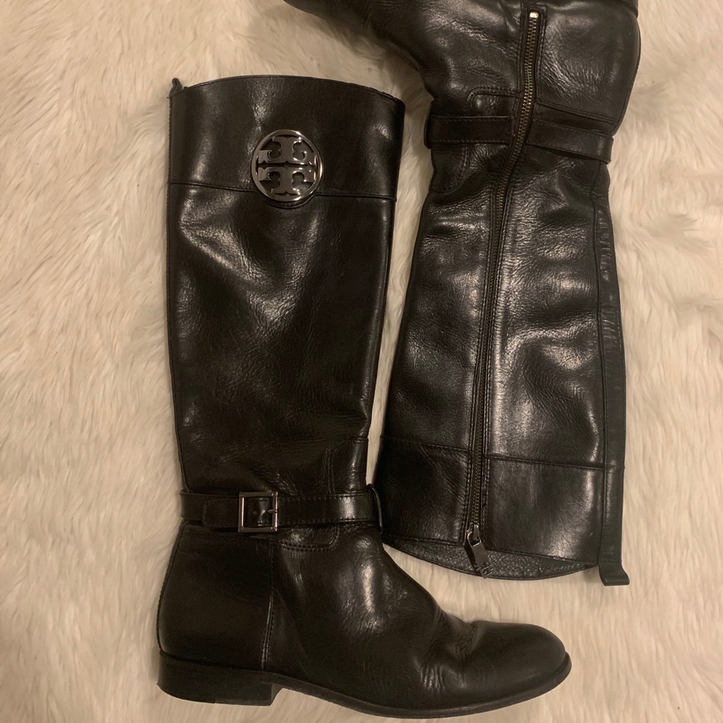 Tory Burch Tall Boots Sz 10